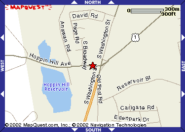 Map to First United Methodist Church